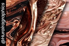 Rose Gold Marble Digital Papers Bundle Product Image 5