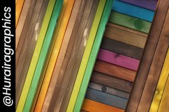 Rainbow WoodPlanks Digital Papers Bundle Product Image 5