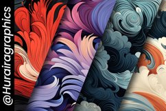 Swirls Abstract Digital Papers Bundle Product Image 5
