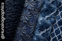 Gothic Blue Digital Papers Bundle Product Image 5