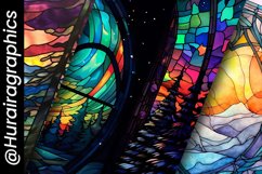 Northern Light Stained Digital Papers Bundle Product Image 5