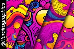 Pop Art Digital Papers - 04 Variations Product Image 5