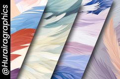 Soft Feather Digital Papers Product Image 5