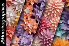 Chrysanthemums Flowers Digital Papers Bundle Product Image 5