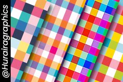 Colorful Gingham Digital Papers Bundle Product Image 5