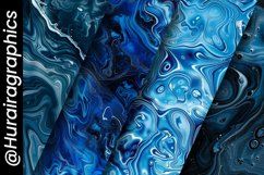 Blue Fluid Texture Digital Papers Bundle Product Image 5