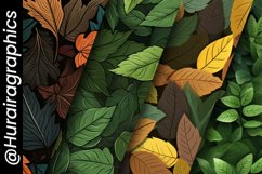 Forest Leaves Digital Papers Bundle Product Image 5