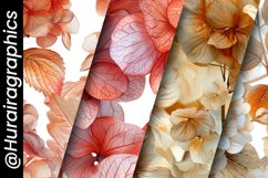 Orange Flower sDigital Papers Bundle Product Image 5