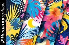 Flat Illustration Digital Papers Bundle Product Image 5