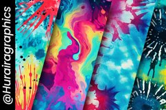 Tie Dye Design Shibori Digital Papers Bundle Product Image 5