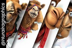 Camel Peeking Digital Papers - 04 Variations Product Image 5