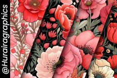 Anemone Flowers Digital Papers Product Image 5