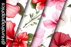 Floral Flower Digital Papers Bundle Product Image 5