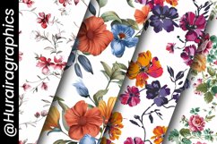 Flower Background Digital Papers Bundle Product Image 5