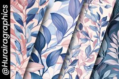 Vintage Leaves Digital Papers Bundle Product Image 5