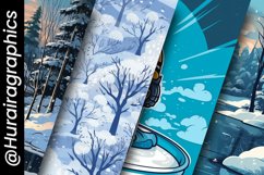 Winter Digital Papers Bundle Product Image 5