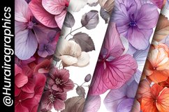 Lush Flowers Digital Papers Bundle Product Image 5