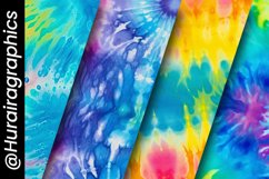 Rainbow Tie Dye Digital Papers Bundle Product Image 5