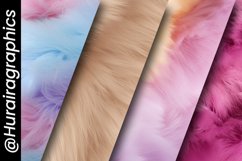 Fuzzy Pastel Digital Papers Bundle Product Image 5