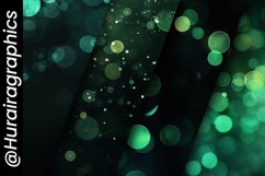 Emerald Bokeh Digital Papers Bundle Product Image 5