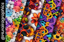 Bright Random Digital Papers Bundle Product Image 5
