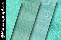 Light Turquoise Digital Papers Bundle Product Image 5
