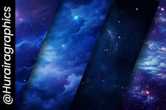 Galaxy Space Digital Papers Bundle Product Image 5