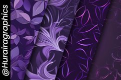 Gothic Purple Digital Papers, Scary Pattern Product Image 5