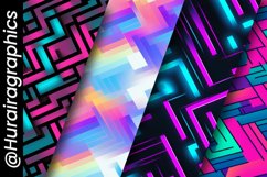 Square Pattern Digital Papers Bundle Product Image 5