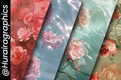 Dream Roses Digital Papers Bundle Product Image 5