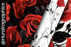 Roses Ink Digital Papers Product Image 5