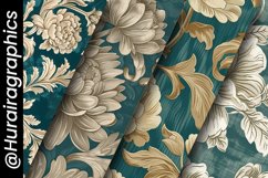 Flat Flowers Digital Papers Bundle Product Image 5