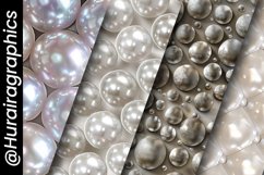 White Pearl Digital Papers Bundle Product Image 5