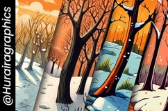 Snow Footpath Digital Papers Bundle Product Image 5