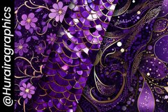 Gothic Purple Digital Papers Bundle Product Image 5