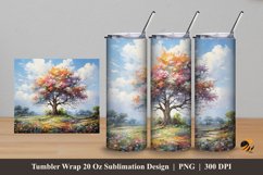 Wild Harmony Tumbler Wrap Sublimation Design 5 Product Image 1