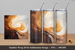 Coffee Blend Tumbler Wrap Sublimation Design 5 Product Image 1