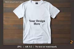 White T-Shirt Mockup Design Illustration 5 Product Image 1
