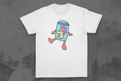 Head Pop Cartoon T-shirt Design Product Image 1