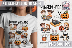 Cute Halloween Clipart PNG Sublimation Cozy Ideas Tshirt Product Image 1