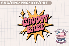 Groovy Summer Pastel Colors SVG Design Mascot Product Image 1