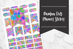 Rainbow Dots Planner Stickers Product Image 1