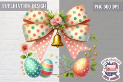 Easter Bow Coquette PNG Holidays Spring Cute Animals Peep Product Image 1
