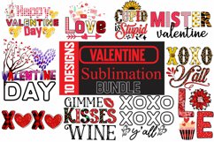 Valentine's Day Sublimation Bundle , Love Sublimation PNG Product Image 1