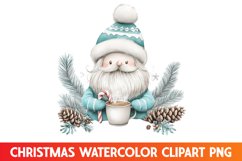 Christmas Clipart,Christmas Watercolor Clipart PNG,Christmas Product Image 1