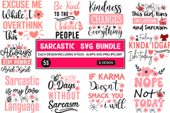 12 Sarcastic SVG Design,Sarcastic SVG Cut Files.Funny SVG Product Image 1