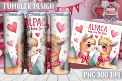 Sublimation Tumbler WRAP Love Design Quote Watercolor Animal Product Image 1