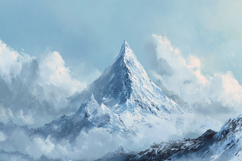 Snowy Mountain Background Wallpaper Product Image 1