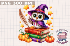 Cute Halloween Animal Autumn Sublimation design Fall KIds Product Image 1