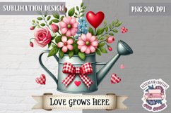 Valentine Quote Symbol Love Sublimation Design PNG Heart Product Image 1